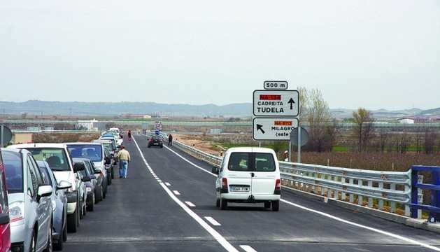Variant road Milagro (Navarra) Spain